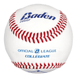 Official League Flat Seam Baseballs, collegiate practice ball, 1 dozen.