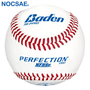 Perfection Pro Baseballs, NFHS and NOCSAE approved leather game ball, 1 dozen.