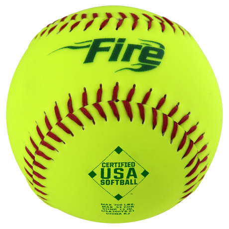 USA Slowpitch Softballs, USA Softball certified .52/300 game ball, 1 dozen.