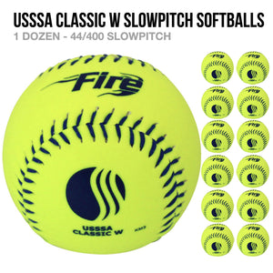 Fire USSSA Classic Women's Slowpitch Softballs - 1 Dozen